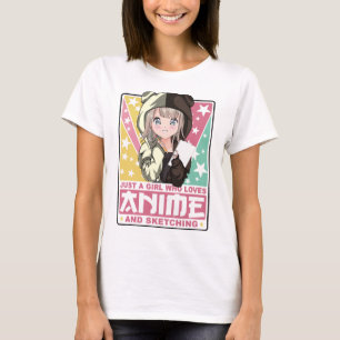 Kawaii Otaku - Cute Japanese Sketching Girl  T-Shirt