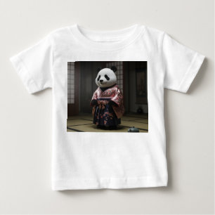 Kawaii Panda Astronaut Eating Zero Gravity Bao Baby T-Shirt
