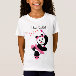Kawaii Panda Ballet Dancer Recital T-Shirt