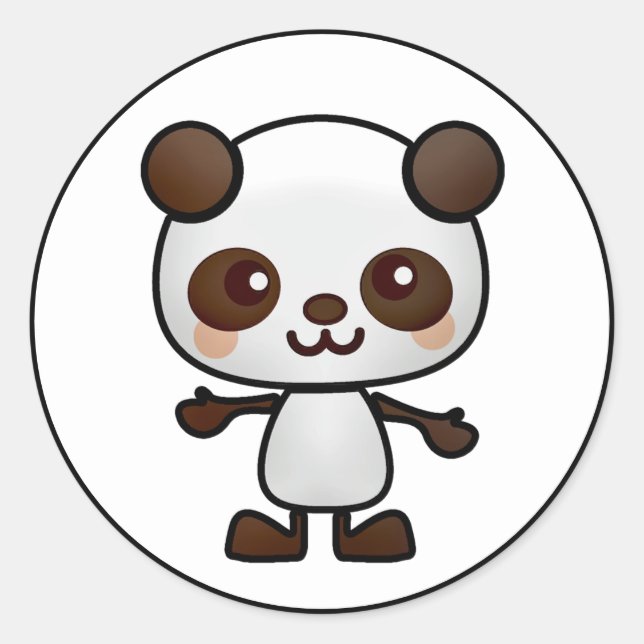 Kawaii Panda Bear_GC - Sticker (Front)
