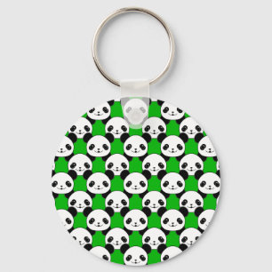 Kawaii Panda Bear Pattern Key Ring