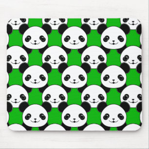 Kawaii Panda Bear Pattern Mouse Mat