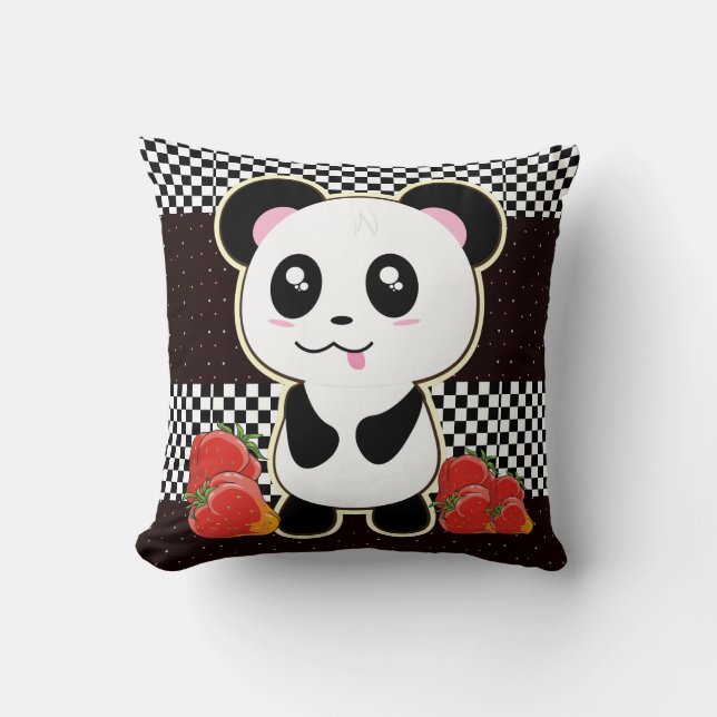 Kawaii Panda cute Cushion (Front)