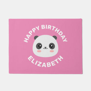 Kawaii Panda Doormat