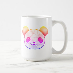Kawaii Panda Drawing Colourful Coffee Mug
