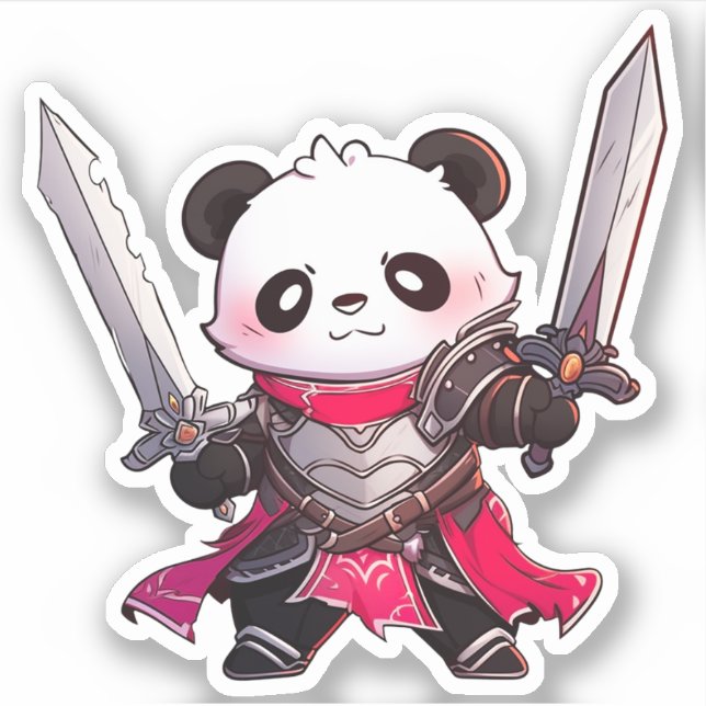 Kawaii Panda - Dual Swordsman (Front)