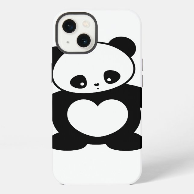 Kawaii panda iPhone case (Back)