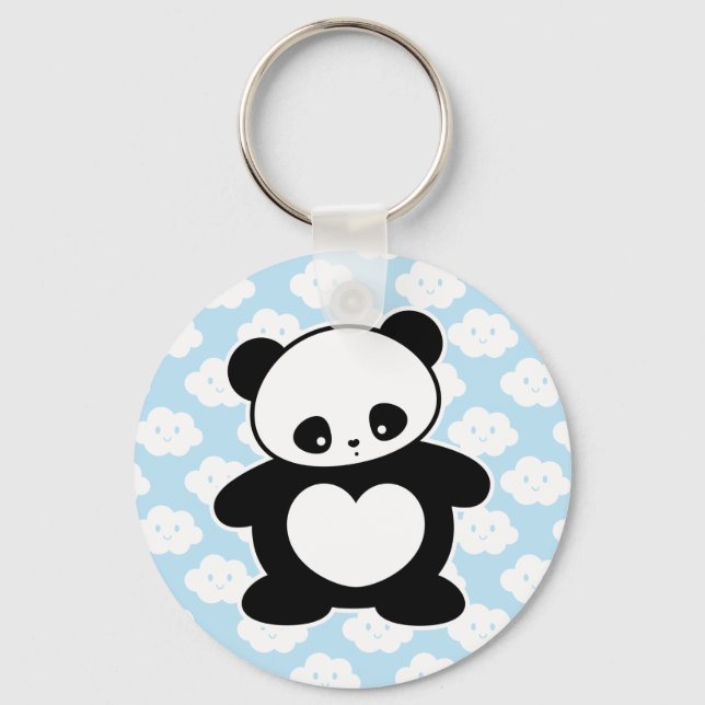 Kawaii panda key ring (Front)