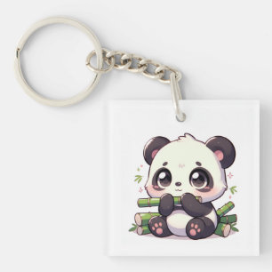 Kawaii Panda keychain