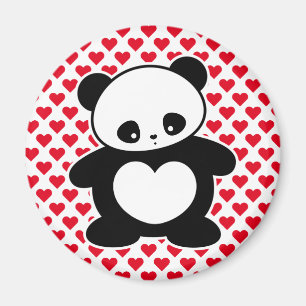Kawaii panda magnet