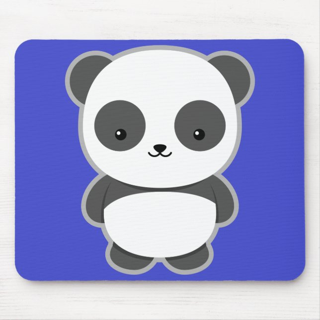 Kawaii Panda Mouse Mat (Front)