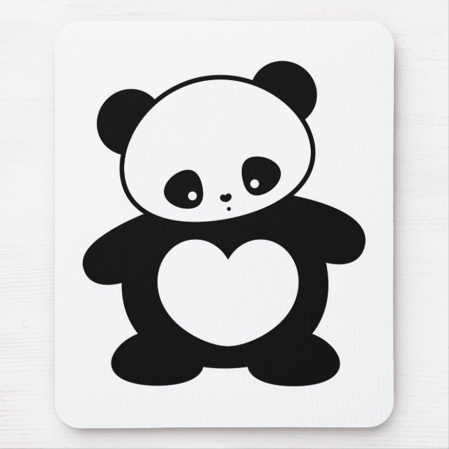Kawaii panda mouse mat (Front)