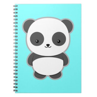 Cute Panda Notebooks - Personalised Panda Gifts