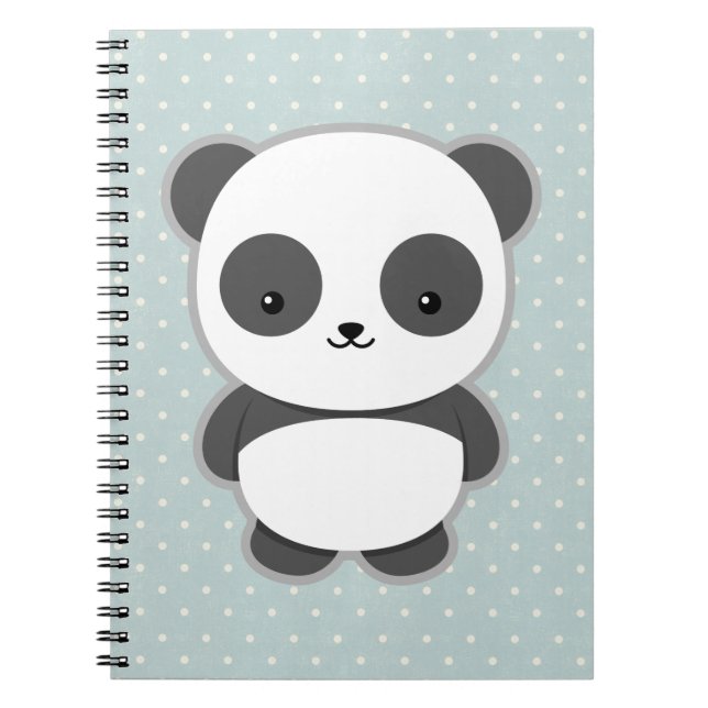 Kawaii Panda Notebook (Front)