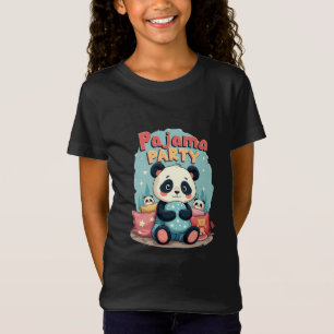 Kawaii Panda Pajama Party Cosy Sleepover Aesthetic T-Shirt
