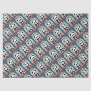 Kawaii Panda Pajama Party Cozy Sleepover Aesthetic Tissue Paper