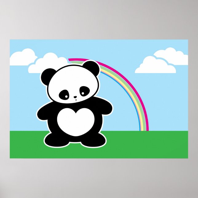 Kawaii panda poster (Front)