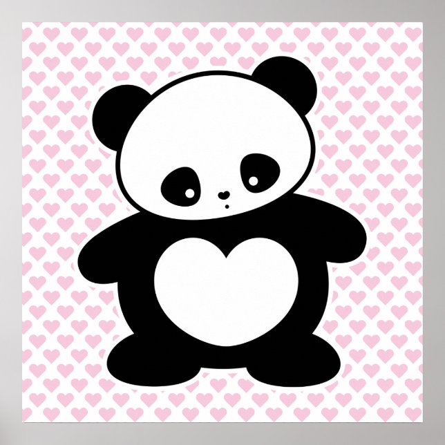 Kawaii panda poster (Front)