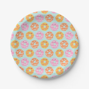Kawaii Party Rings Biscuits Paper Plate
