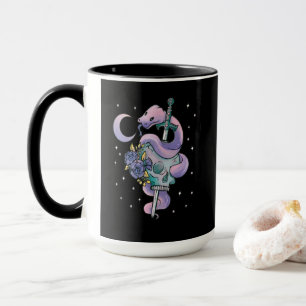 Kawaii Pastel Colours Gothic Cute Goth Snake Mug