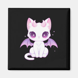 Kawaii Pastel Goth Creepy Cute Witchy Demon Winged Magnet