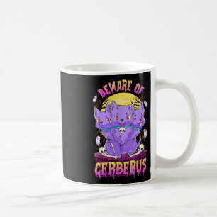Kawaii Pastel Goth Cute Creepy 3-headed Dog Fun Ce Coffee Mug