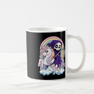 Kawaii Pastel Goth Cute Halloween Grim Reaper Ridi Coffee Mug