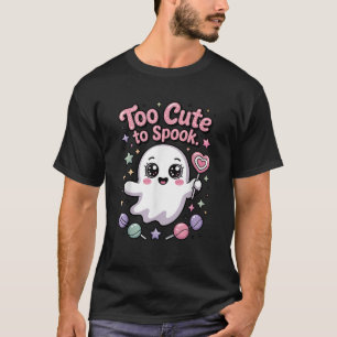 Kawaii Pastel Goth Cute Spooky Ghost Halloween  T-Shirt