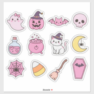 Kawaii Pastel Halloween Magic Sticker Pack