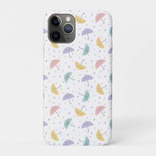 Kawaii Pastel Umbrella Pattern  iPhone 11 Pro Case