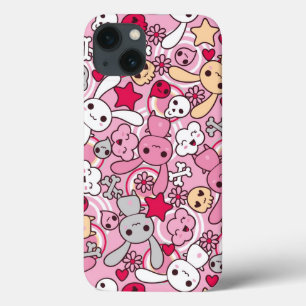 Kawaii pattern iPhone 13 case