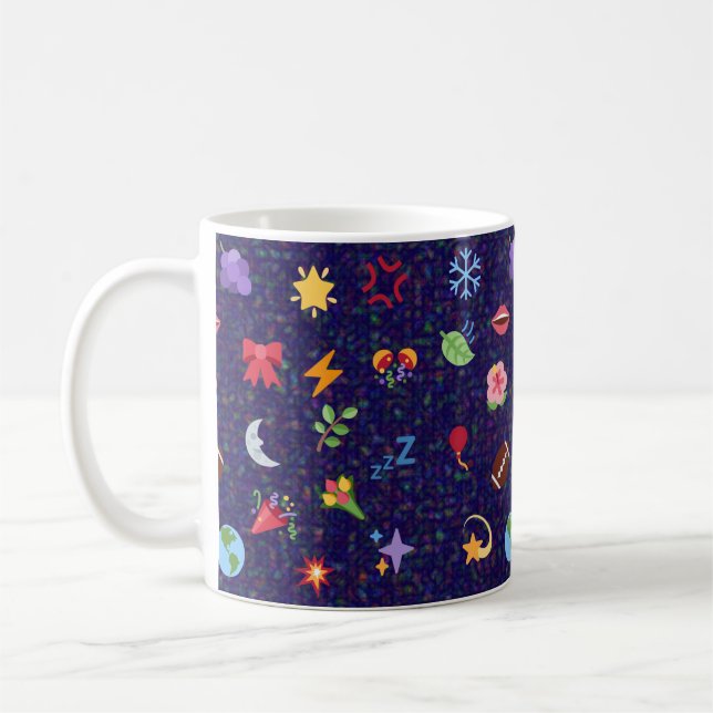  kawaii pattern  coffee mug (Left)