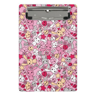Kawaii pattern mini clipboard