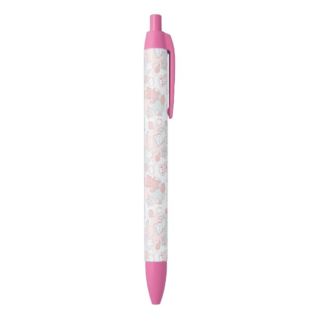 kawaii pattern with doodle black ink pen (Bottom (Vertical))