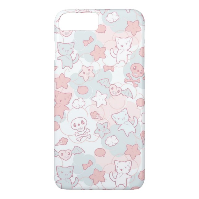 kawaii pattern with doodle Case-Mate iPhone case (Back)