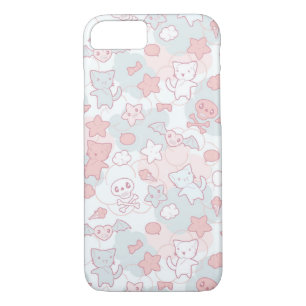 kawaii pattern with doodle iPhone 8/7 case