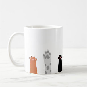 Kawaii Paws Raised Coffee Mug