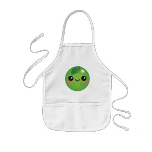 Kawaii Pea Kids Apron