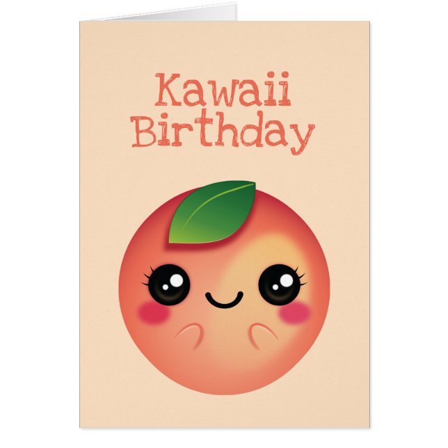Kawaii Peach (Front)