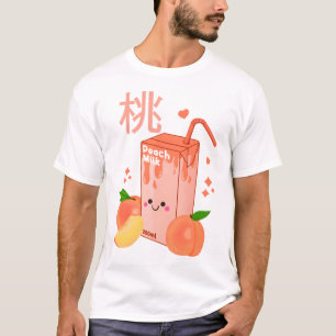 Kawaii Peach Milk  T-Shirt