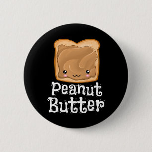 Kawaii Peanut Butter Jelly Pndj Halloween Matching 6 Cm Round Badge