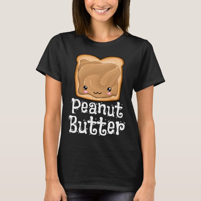 Kawaii Peanut Butter Jelly Pndj Halloween Matching T-Shirt (Front)