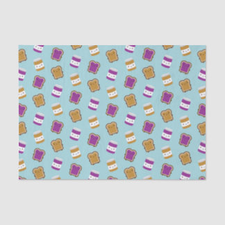 Kawaii Peanut Butter & Jelly Sandwich Couple Tissue Paper