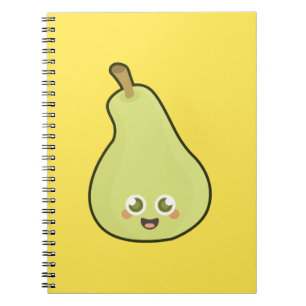 Kawaii Pear Notebook