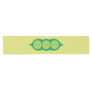 Kawaii Peas in a Pod Short Table Runner
