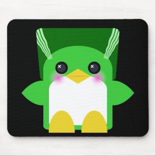 Kawaii Penguin Bride Of Frankenstein Mouse Mat
