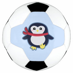 Kawaii penguin football