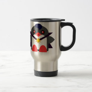 Kawaii Penguin Vampire Travel Mug