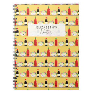 Kawaii Pho Noodles Asian Food Custom Notebook