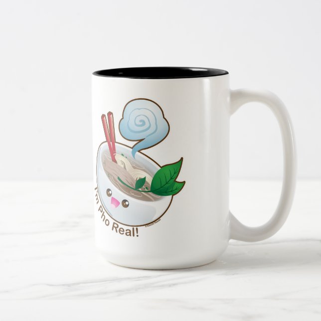 Kawaii Pho Real Two-Tone Coffee Mug (Right)